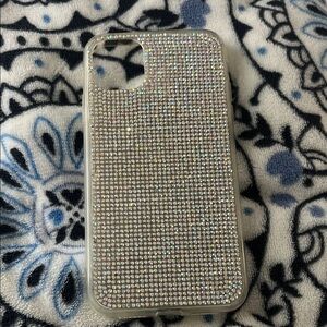 Crystal Clear Rhinestone Phone Case